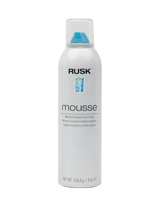 Rusk Designer Collection Mousse Maximum Volume And Control, Firm-Holding Styling Mousse, 8.8 Ounce