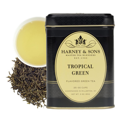 Harney & Sons Tropical Green Tea, Loose Tea In 3 Oz Tin