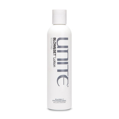 Unite Hair  Blow&Set Lotion  Sculpting Styling Cream  Shapes Any Style, Volume, Hold, Shine, 8Oz