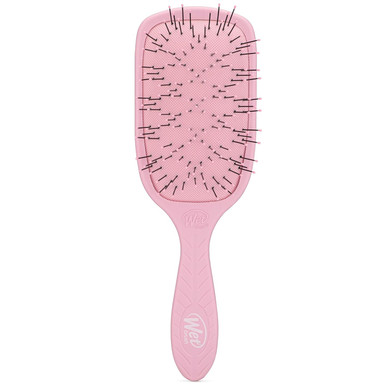 Wet Brush Go Green Thick Hair Paddle Detangling Brush, Green - Ultra-Soft Intelliflex Bristles With Aquavent - Gently Loosens Knots While Minimizing Pain - Curly, Coarse, Long, Wet & Dry Hair