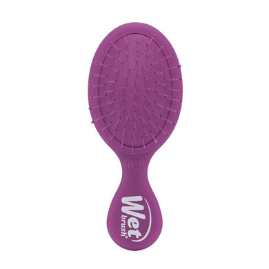 Wet Brush Mini Detangler Hair Brush, Rays (Sun Days), Detangling Travel Hairbrush, Ultra-Soft Intelliflex Bristles Glide Through Tangles With Ease, Pain-Free, All Hair Types