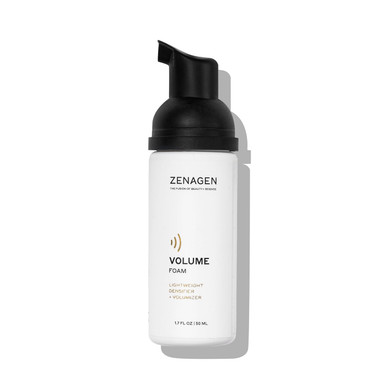 Zenagen Volume Foam | Lightweight Densifier + Volumizer, Boosts Hair Volume & Thickness, Provides Lightweight Hold, Nourishes & Strengthens Hair, Non-Greasy Plant-Based, Vegan, All Hair Types, 1.7 Oz