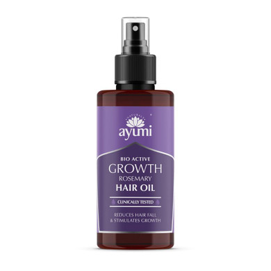 Ayumi Rosemary Oil For Hair Growth Spray|100% Natural Clinically Proven Hair Growth & Dandruff Treatment | Active Bio Oil For Dry Scalp Treatment With Pure Castor Oil & Coconut Oil For Hair |3.4 Fl Oz