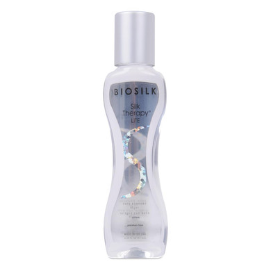 Biosilk Silk Therapy Lite, Leave-In Reconstructing Treatment To Smooth Fine & Thin Hair, Sulfate, Paraben & Cruelty-Free, 2.26 Oz