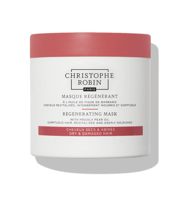 Christophe Robin Regenerating Mask With Prickly Pear Seed Oil For Dry, Damaged And Chemically Treated Hair 8.4 Fl. Oz
