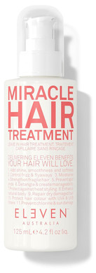 Eleven Australia Miracle Hair Treatment Leave-In Conditioner For Hydration, Frizz Control, Heat Protection & Strength  Lightweight, Nourishing Formula For All Hair Types - 4.2 Fl Oz