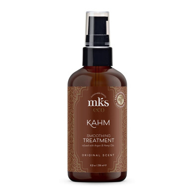 Earthly Body Mks Eco Kahm Smoothing Hair Treatment, Original Scent - Vegetable Keratin Protein, Moroccan Argan Oil, Hemp Seed Oil - Vegan & Cruelty Free Conditioner - 1 Count