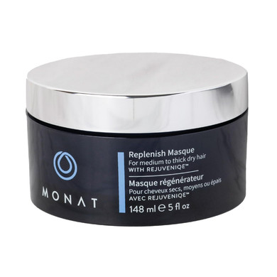 Monat Replenish Masque Infused With Rejuveniqe® - Hair Masque That Deeply Condition Medium To Thick Hair. Hydrating Hair Mask W/Pea Extract & Vegan Uv Protectant - Net Wt. 148 Ml ? 5.0 Fl. Oz