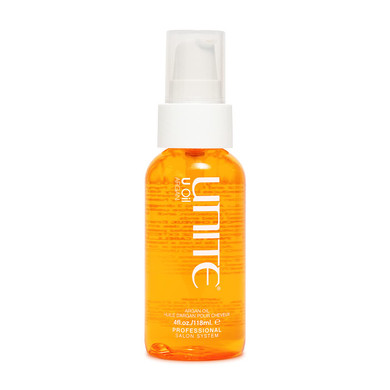 Unite Hair  U Oil  Argan Oil  High Shine, Smooths, Controls Frizz, Protects Uv/Heat Damage, 4Oz
