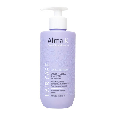 Alma K Smooth Curls Shampoo - Moisturizing Shampoo For Women - Moisturizing Shampoo For Curly Hair - Volumizing Shampoo For Curly Hair - 10.1 Oz