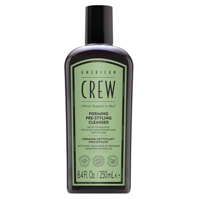 American Crew Men'S Pre-Styler Forming Shampoo For Textured & Curly Hair, Anti-Frizz & Curl Defining, With Jojoba Oil, Vegan, 8.5 Fl Oz