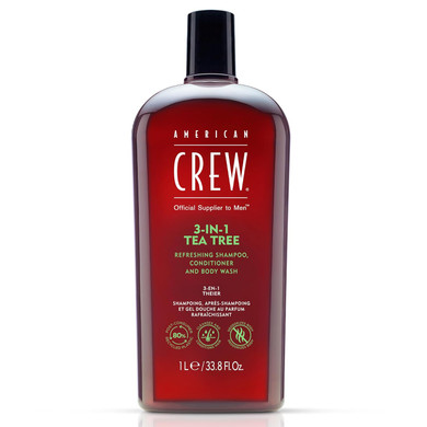 American Crew Shampoo, Conditioner & Body Wash For Men, 3-In-1, 8.4 Fl Oz