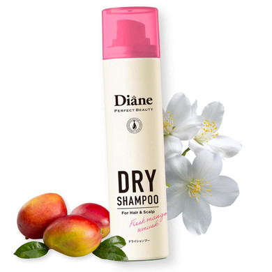 Organic Dry Shampoo Spray Without White Residue, Natural Dry Shampoo For Women & Men By Keratin, Ceramide, Jojoba Oil & Herbs Extract In Japan Travel Size, Mango & Musk, 3.35 Oz