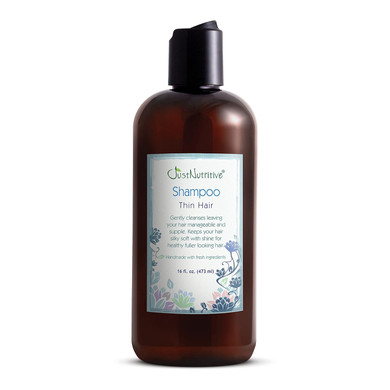 Just Nutritive Thin Hair Shampoo | Visibly Thicker Appearance | Natural Shampoo For Enhanced Volume 16 Fl Oz