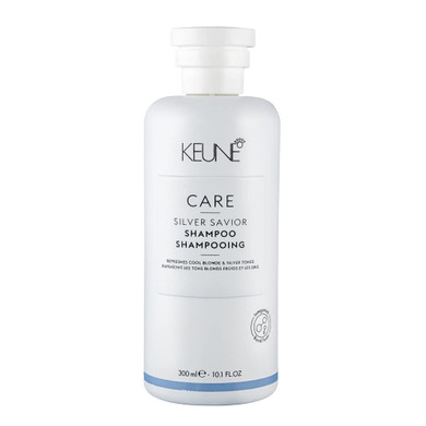 Keune Care Silver Savior Shampoo, Toning & Brightening Cleanser For Blonde & Grey Hair, 10.1 Fl Oz