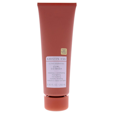 Kristin Ess Hair Ultra Hydrating Curl Co-Wash - Cleansing Conditioner For Curly Hair, Frizz Control, Humidity Shielding - Frizzy Hair Product For Women - Vegan, Color Safe, 8.45 Fl. Oz
