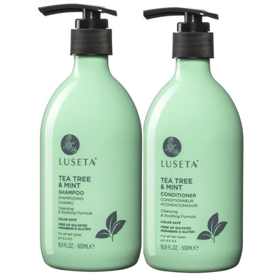 Luseta Keratin Smooth Shampoo And Conditioner Set Moisturizing And Hydrating For Damaged And Dry Hair Prevent Further Breakage Free Of Sulfate And Phosphate
