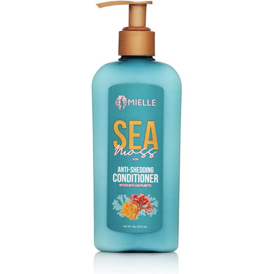 Mielle Organics Sea Moss Anti-Shedding Hair Conditioner - Hydrating Conditioner For Dry Hair - Fortifies Strands For Reduced Shedding - Improves Look And Feel With One Use (8 Oz)
