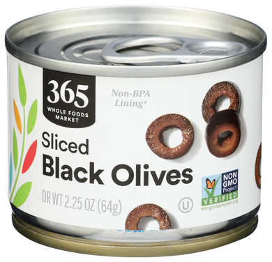 365 By Whole Foods Market, Ripe Sliced Olives, 2.25 Ounce