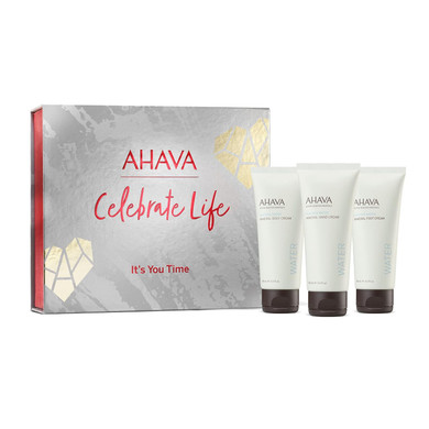 Ahava It'S You Time Body Trio - Includes Mineral Body Lotion, Mineral Hand Cream & Mineral Shower Gel, With Exclusive Dead Sea Mineral Blend Osmoter, 3 X 3.4 Fl.Oz