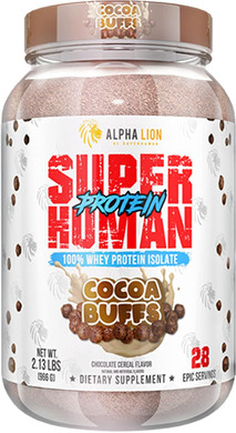 Alpha Lion Superhuman Whey Protein Powder, Great Tasting Pure Whey Protein Isolate, Low Carb, Low Sugar, No Bloat Post Workout, Muscle Recovery & Growth (28 Servings, Orange Gainsicle)