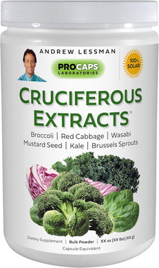 Andrew Lessman Cruciferous Extracts 360 Capsules - High Levels Of Glucosinolates And Sulforaphane From Broccoli, Red Cabbage, Mustard Seed, Wasabi, Brussels Sprouts And Kale Extracts, No Additives