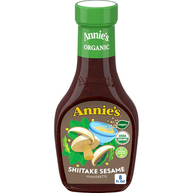 Annie'S Organic Shiitake Sesame Vinaigrette Salad Dressing, Vegan, Non-Gmo, 8 Fl Oz