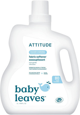 Attitude Baby Laundry Fabric Softener Liquid, Vegan And Naturally Derived Detergent, Plant Based, He Washing Machine Compatible, 80 Loads, Chamomile, 67.6 Fl Oz (Amazon Exclusive)