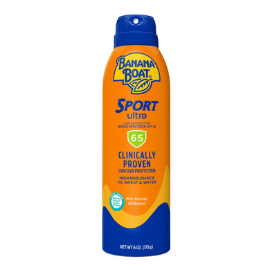 Banana Boat Sport Ultra Spf 15 Sunscreen Spray, 6Oz | Banana Boat Sunscreen Spray Spf 15, Oxybenzone Free Sunscreen, Clear Sunscreen Sunblock, Spray On Sunscreen, Water Resistant Sunscreen, 6Oz