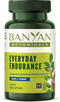 Banyan Botanicals Everyday Endurance  Organic Adaptogens Supplement  Herbal Superfoods And Adaptogens For Energy And Focus  90 Tablets  Non-Gmo Sustainably Sourced Vegan