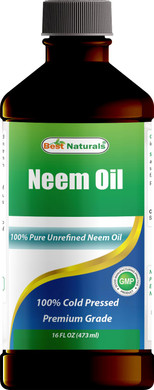 Best Naturals 100% Pure Neem Oil, 100% Cold Pressed And Unrefined - 16 Oz (3 Bottles)
