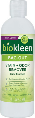 Biokleen Bac-Out Stain And Odor Remover - 16 Ounce - Destroys Stains & Odors Safely, For Pet Urine, Laundry, Diapers, Wine, Carpets, & More, Eco-Friendly, Plant-Based