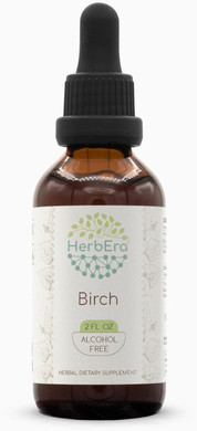 Birch B60 Alcohol-Free Herbal Extract Tincture, Super-Concentrated Birch (Betula Pendula) (2 Fl Oz)