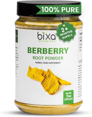 Bixa Botanical Berberry Root Powder | Berberis Aristata (Daruharidra) | Ayurvedic Herbal Supplement | Gluten Free, Non-Gmo, Steam Treated, Vegan, 100% Pure | 140+ Years Of Herbal Heritage/ 200G / 7Oz