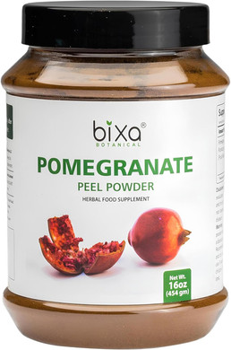 Bixa Botanical Pomegranate Peel Powder | Herbal Tea, Skincare & Diy Beauty | Punica Granatum, Ayurvedic Herbal Supplement | Gluten Free, Non-Gmo, Steam Treated, Vegan, 100% Pure | 200G / 7Oz