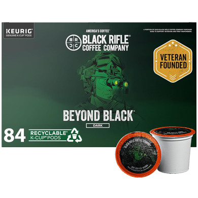 Black Rifle Coffee Company Dark Roast K Cups - Single Serve K Cups Coffee Pods - Kcup Pods Compatible With Keurig 1.0 & 2.0 - Made From Pure Arabica Beans (Freedom Fuel, 12 Count)