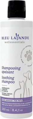 Bleu Lavande Lavender Soothing Pet Shampoo- Enriched With 100% Pure & Premium Lavender Essential Oil  Calming & Hydrating Benefits- Ph Balanced - 96.3% Natural Ingredients  Certified Cruelty Free