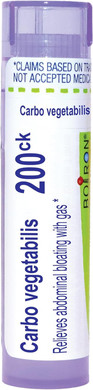 Boiron Carbo Vegetabilis 12C Homeopathic Medicine For Bloating & Gas - 80 Pellets