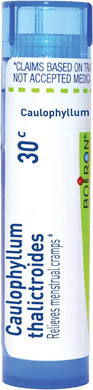 Boiron Caulophyllum Thalictroides 30C Homeopathic Medicine For Menstrual Cramps - 80 Pellets