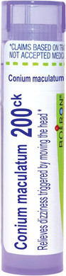 Boiron Conium Maculatum 200Ck For Dizziness Triggered By Moving The Head - 80 Pellets