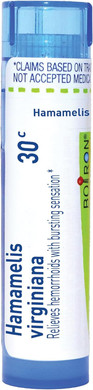 Boiron Hamamelis Virginiana 30C Homeopathic Medicine For Hemorrhoids - 80 Pellets