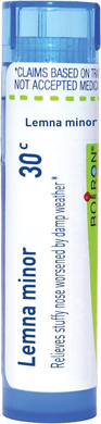 Boiron Lemna Minor 6C For Stuffy Nose Worsened By Damp Weather - 80 Pellets