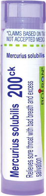 Boiron Mercurius Solubilis 12C Homeopathic Medicine For Sore Throat - 80 Pellets