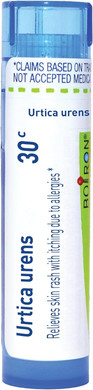 Boiron Urtica Urens 30C For Skin Rash With Itching Due To Allergies - 80 Pellets