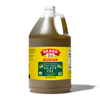 Bragg Organic Extra Virgin Olive Oil - 32 Fl Oz - Sourced From Organic Greek Koroneiki Olives - Great For Cooking At Home