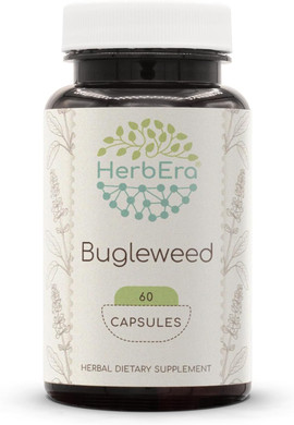 Bugleweed 60 Capsules, 400 Mg, Made With Bugleweed (Lycopus Virginicus) Dried Herb (60 Capsules)