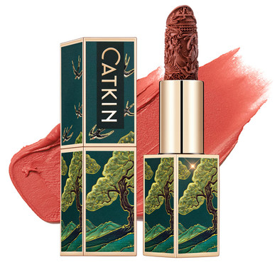 Catkin Semi-Matte Lipstick Hydrating High Impact Color Infused With Vitamin E And Avocado Oil Smooth Soft Texture Long Lasting Matte Finish 175