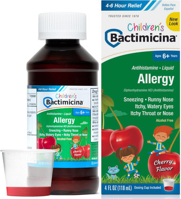 ChildrenS Liquid - Kids Medicine - Ages 6 And Over - Sweet Cherry Flavor - 4 Fl Oz