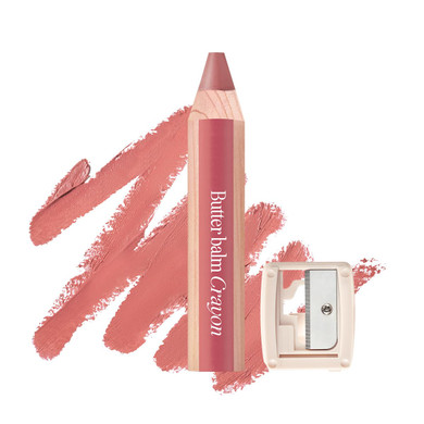 Clio Butter Balm Crayon (002 Picnic Coral, One Size), 2-In-1 Lip And Cheek Tint, Buildable Lightweight Cream Blush, Crayon Lipstick Makeup