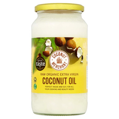 Coconut Merchant Organic Coconut Oil 35 Ounce | Extra Virgin, Raw, Cold Pressed, Unrefined | Ethically Sourced, Vegan, Ketogenic And 100% Natural | For Hair, Skin & Cooking (35 Oz / 1L)